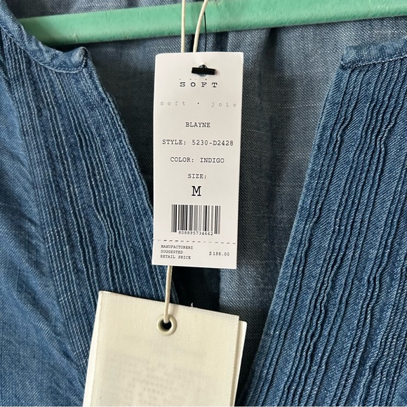 NWT Soft Joie Blayne Indigo Dress - Picture 5 of 6